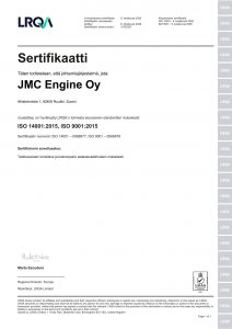 ISO sertifikaatit 2026
